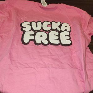 Pink UNISEX SUCKA FREE T-SHIRT